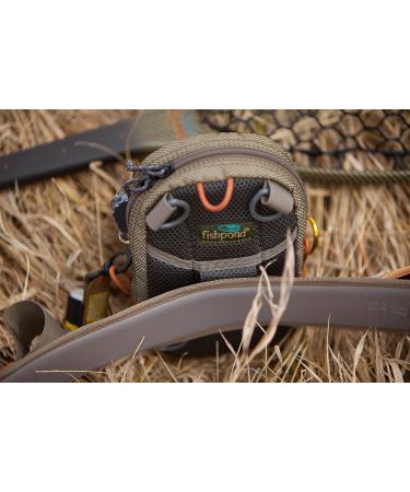 Fishpond San Juan Vertical Fly Fishing Chest Pack Bag - Padded Neck Strap, Saddle Brown - Buy Online on GoSupps.com