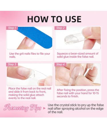 Beauty7 Solide Nail Glue 5g Extra Strong False Nail Glue For Acrylic Tips Nail Glue For Stick On Nails Acrylic Nail Glue - Buy Online on GoSupps.com