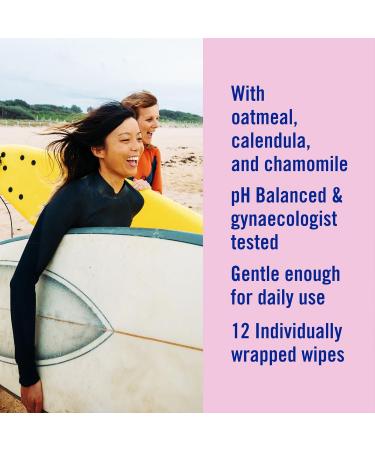 VAGISIL Soothing Oatmeal Intimate Wipes to soothe itch & irritation Contains Tea Tree Oil Gentle Enough For Daily Use 12 individually wrapped Wipes (Pack of 2) 12 count (Pack of 2) Itch Relief Wipes - Buy Online on GoSupps.com