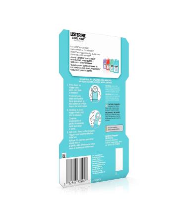 Listerine Pocketmist Cool Mint 2-Count - Pack of 6 | Convenient Refreshing Breath Spray - Buy Online on GoSupps.com