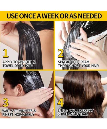 Collagen Hair Treatment 14oz - Collagen Hair Mask - Conditioning Argan Oil Hair Mask - Collagen Hair Mask Essence for Dry Damaged Hair - 400ml - Buy Online on GoSupps.com