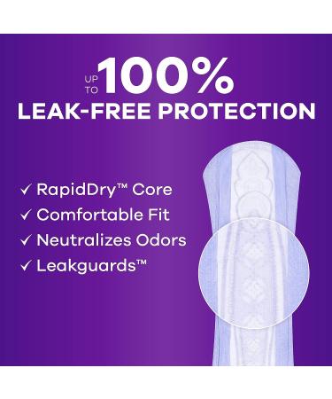 Always Discreet Incontinence & Postpartum Pads for Women Size 5 - 64 Count, Heavy Absorbency, Long Length - Buy Online on GoSupps.com