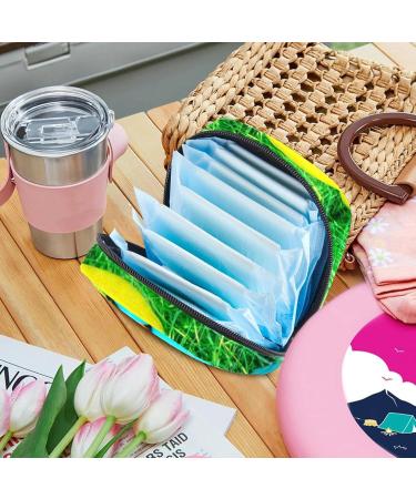 Shop Women's Binding Storage Bag - Painted Easter Egg Tampon Storage Bags with Zip Pockets - Buy Online on GoSupps.com