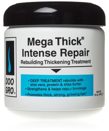 Doo Gro Mega Thick Rebuilding Intense Repair Thickening Treatment, 16 Ounce