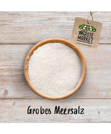  TASTE Guter Geschmack 2 kg fine sea salt | Greek sea salt | for the salt shaker | 100% natural - Buy Online on GoSupps.com