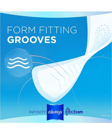 Always Infinity Feminine Pads Size 2 Heavy Flow Absorbency Multipack - 96 Count_Total with FlexFoam and Wings, Unscented - Buy Online on GoSupps.com