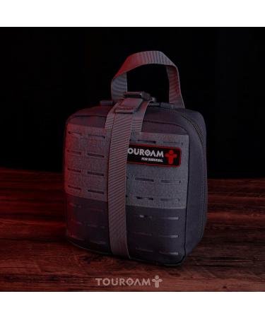 Military Survival First Aid Kit - IFAK Trauma Med Kit for Emergency, Hunting, Camping - Tactical Molle Pouch with Chest Seal for Bleeding Control - Buy Online on GoSupps.com