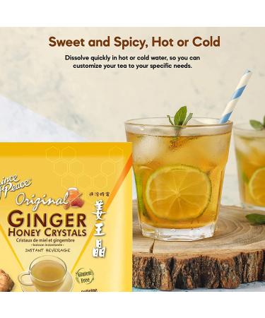Instant Ginger Honey Crystals Family Value Pack 60 Sachets 18g per Sachets ( Total 38oz/ 1080g ) By Prince of Peace - Buy Online on GoSupps.com