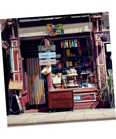 Abaodam Decorative Wooden Pendant Fall Decorations for Home Rustic Wood Wall Decoration Wood Wall Art Office 35X30CM As Shown1 - Buy Online on GoSupps.com