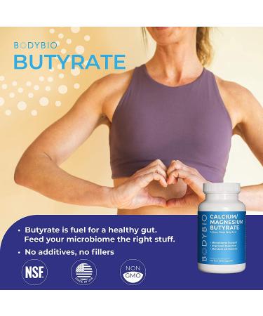 BodyBio CalciumMagnesium Butyrate - 100 Non-GMO Capsules for Optimal Health - Buy Online on GoSupps.com