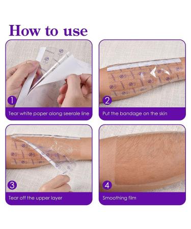 Waterproof Tattoo Aftercare Bandage Roll - Transparent Film for Healing - 6x 1 Yard - HUIMEILE Tattoo Supplies - Buy Online on GoSupps.com