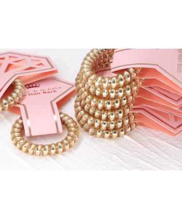 6 PACK Champagne Bridesmaid Hair Ties - Bachelorette Party Favors & Proposal Gifts - Buy Online on GoSupps.com