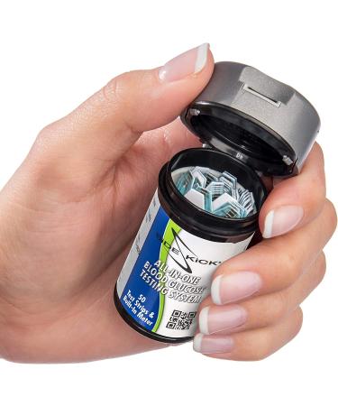 Sidekick All-in-One Glucose Meter Kit with Built-in Meter, 50 Test Strips, Lancing Device, 10 Lancets, Control Solution, and GoPak - Buy Online on GoSupps.com