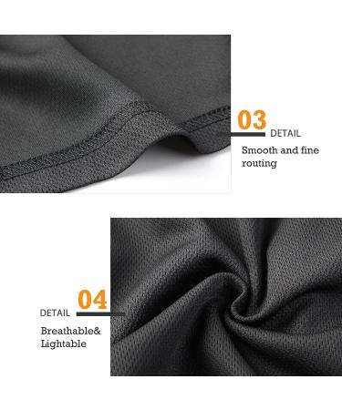 Surenow Men's Running Gym Shorts 3 Inch - Breathable Lightweight Athletic Sport Shorts with Pockets - Black (Medium) - Buy Online on GoSupps.com
