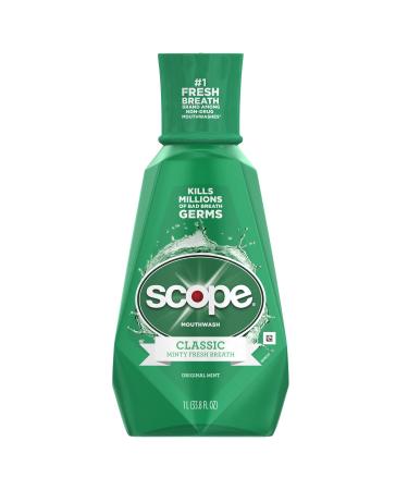 Scope Classic Mouthwash Original Mint 33.8 oz
