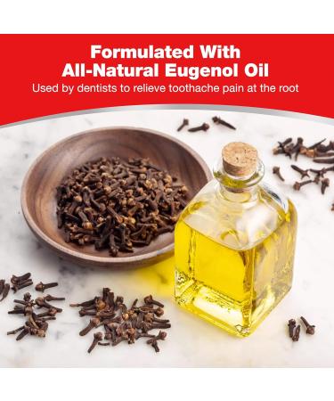 Red Cross Toothache Medicine Kit - Instant Relief for Throbbing Toothache with Natural Eugenol Oil Pain Relief Liquid Cotton Pellets & Tweezer | 1/8 Fl Oz - Buy Online on GoSupps.com