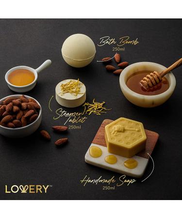 Sweet Almond Beauty & Personal Care Set for Him - Home Spa Bath Pampering Package - Relaxing Stress Relief- Self Care Kit - Perfect Gift for Birthday or Thank You - Mom Approved - Buy Online on GoSupps.com
