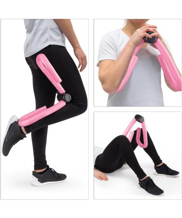 Relaxdays Thigh Trainer - Multifunctional Home Workout for Arms & Legs Adductor & Leg Press Pink - Buy Online on GoSupps.com