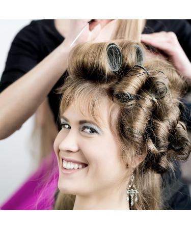 4pcs Hair Rollers Self Grip Sticky Hair Rollers Heatless Rollers for Hair Volume Salon Hairdressing Curlers Curling Tools (Black) - Buy Online on GoSupps.com