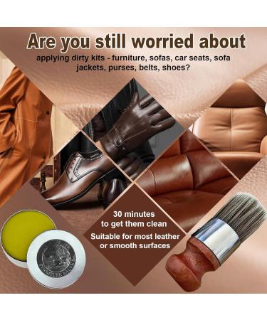 Buy Gahwa Wise Owl Leather Furniture Ointment & Brush Set | Fix & Protect Your Leather | 2PCs International Shipping - Buy Online on GoSupps.com