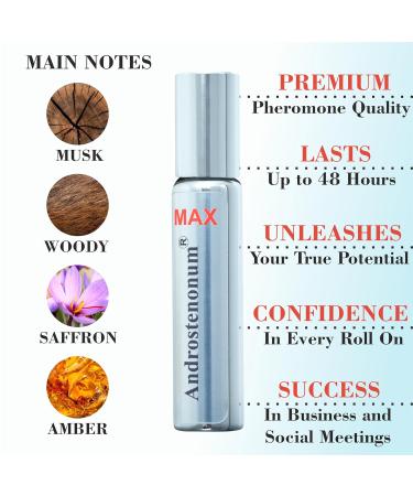 ANDROSTENONUM MAX Pherolec Global Male Pheromone Perfume Oil for Him Real Long-Lasting Original Best Men's Pheromones Cologne Essential Strong Spray Fragrance Essence Extra Strength Man 0.27 fl. oz Musk 0.27 Fl Oz (Pack of 1) - Buy Online on GoSupps.com