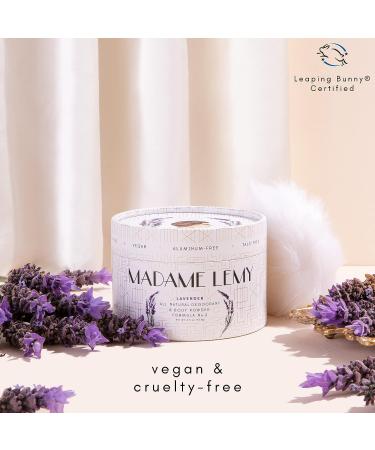 Madame Lemy Lavender Travel Size Body Powder Deodorant for Women - Natural & Aluminum Free Mini Deodorant - Buy Online on GoSupps.com