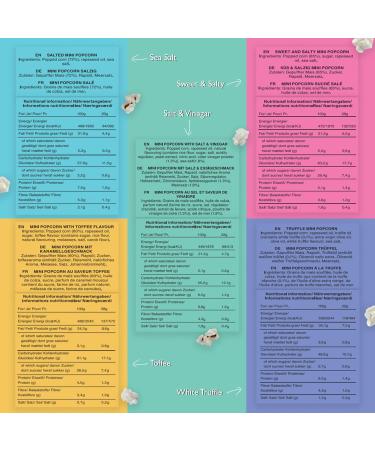 Mini Pop! Mini Popcorn Mixed Variety Selection of 5 Different Flavors Popcorn for Snacks and Parties Variety Assortment (Bo - Buy Online on GoSupps.com