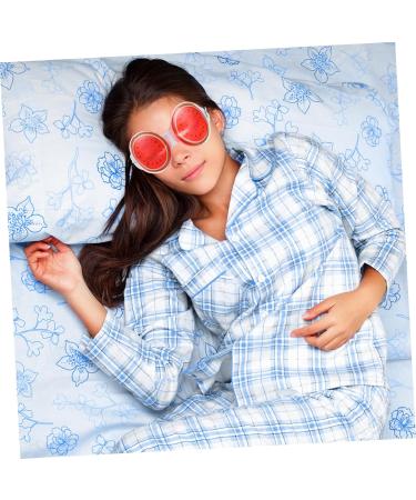 of 12 Fruit Eye Cooling Pad for Chest Sleeping Plasters Eyeshadow Home Care Eye Masks for Household Fruit Bag Glasses Blindfold Child Decorate PVC - Buy Online on GoSupps.com