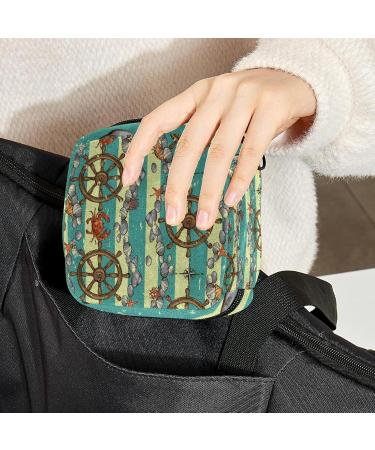 Navigation Rudder Sanitary Napkins & Menstrual Cup Bag - Storable Period Pocket for Women & Teenage Girls | International Shipping - Buy Online on GoSupps.com