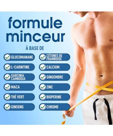 GOODBYE FAT FOR MEN | Powerful Slimming Body Shaper for Men | Fat Burner | Appetite Reducer | Stimulates Metabolism | Improves Your Appearance by Eliminating Fat and Kilos | 60 Count - Buy Online on GoSupps.com