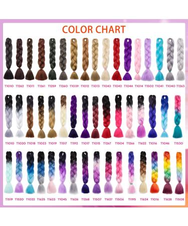 Silk-co 24inch Jumbo Braids Hair Afro Braiding Hair Extensions Ombre Silky Synthetic Heat Resistant 100g-Medium Brown 24 Inch Medium Brown - Buy Online on GoSupps.com