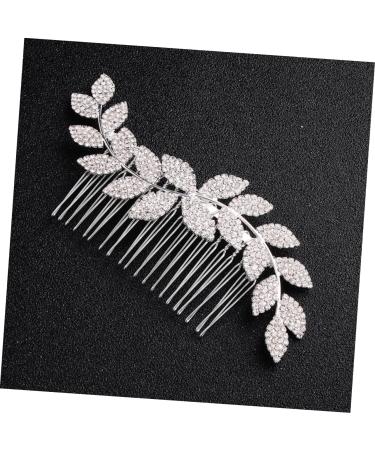DOITOOL Tocados Para El Wedding Hair Accessories Silver Hair Comb Alloy Hair Comb Tiara Bridal Comb Bridal Side Comb European and American Headgear Banquet - Buy Online on GoSupps.com