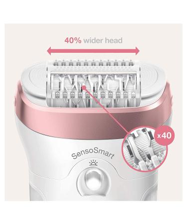 Braun Silk- pil 9-880 Epilator: Long-Lasting Hair Removal Kit for Women with Facial Cleansing Brush, High Frequency Massage Cap, Shaver, Trimmer Head - Cordless Wet & Dry Epilation - Buy Online on GoSupps.com