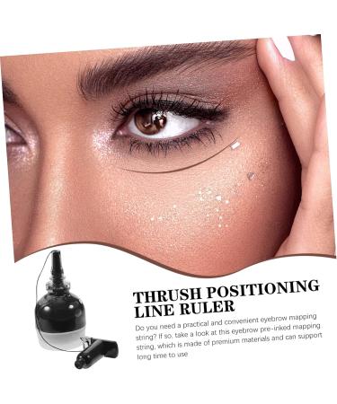 Didiseaon 3pcs string Brow Mapping Drawing Women Eye Eyebrow Pre- Black Makeup Positioning M Ruler Linem - Buy Online on GoSupps.com