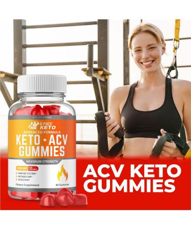 6 Pack Keto ACV Gummies Bundle - 60 Gummies | Advanced Formula with Apple Cider Vinegar - Buy Online on GoSupps.com
