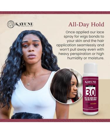 Melt Me Down Part II Lace Melting Wig Spray - Secure Hold for HD Swiss & French Lace Wigs - Ideal for Daily Use Lasts 1-5 Days Glueless - International Shipping Available - Buy Online on GoSupps.com