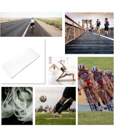 Soft Stretchy 9cm Wide Headband - White Unisex Gym Hair Band by Westend Choice - Buy Online on GoSupps.com