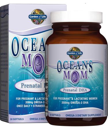 Garden of Life Prenatal Vitamin Folate Energy & Oceans Mom Prenatal DHA Strawberry Fish Oil Brain Support - Buy Online on GoSupps.com