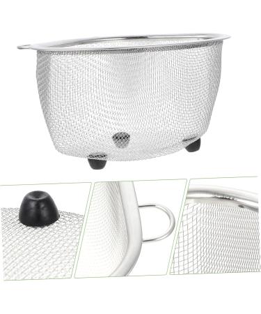 Alipis 2 Pcs Drain Basket Filter Strainer Triangular Sink Basket for Kitchen Metal Basket Hanging Dishcloth 19X13X10CMx2pcs Silverx2pcs - Buy Online on GoSupps.com