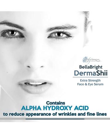 BellaBright DermaShii Serum - Anti Aging Eye & Face Serum with Immortelle Formula - Restore Youthful Skin with Extra Strength Formula - Buy Online on GoSupps.com