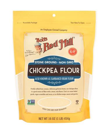 Bob's Red Mill Chickpea Flour 16 oz (Pack of 4) - Gluten-Free & Non-GMO - Buy Online on GoSupps.com