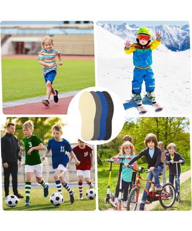 16 Pcs Kids Memory Foam Insoles | Replacement Shoe Inserts for Children | Comfort Cushioning & Breathable with Cutting Line | Heel Pain Relief - Buy Online on GoSupps.com