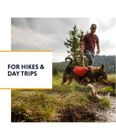 Ruffwear Hund Pack - Comfortable Red Clay Saddlebag for Large Dogs Perfect for Day Hikes | L/XL Size - Buy Online on GoSupps.com