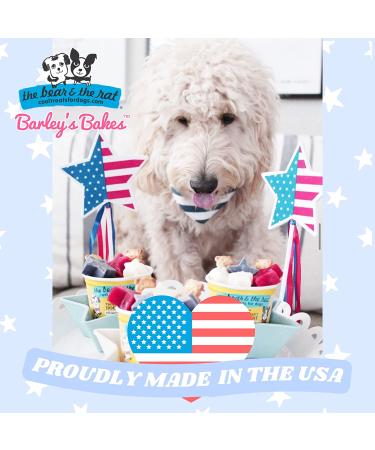 Barley's Bakes Birthday Cupcake Mix for Dogs | Peanut Butter Flavor | 9 oz | Wheat & Gluten Free | Made in USA by The Bear & The Rat - Buy Online on GoSupps.com