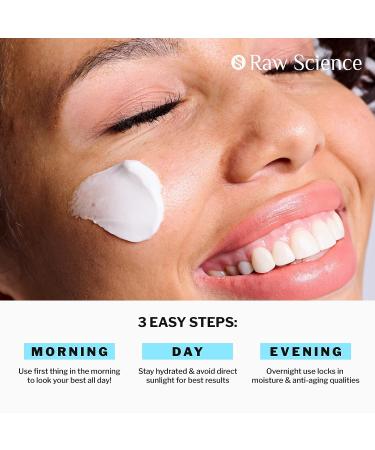 Raw Science Anti-Aging Collagen Face Moisturizer with Hyaluronic Acid - 1.7 fl oz - Buy Online on GoSupps.com