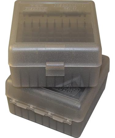 Bomgaars : MTM CASE-GARD Ammo Box 100 Round Flip-Top 223 204 Ruger 6x47,  Green : Ammunition Boxes