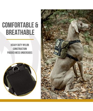 OneTigris Eureka Small Dog Backpack - Hiking Backpack with Poop Bag Dispenser for Small Dogs - Green - Buy Online on GoSupps.com