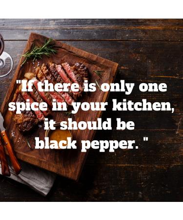 Natruen Whole Black Pepper 18oz - All Natural Non-GMO Vegan Gluten Free - Kosher & Halal Certified 1.125lb Pack - Buy Online on GoSupps.com