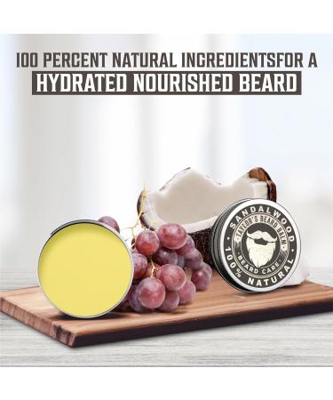 Taylor's Beard Balm - Sandalwood Scent 2oz - Moisturizing & Nourishing | International Shipping Available - Buy Online on GoSupps.com