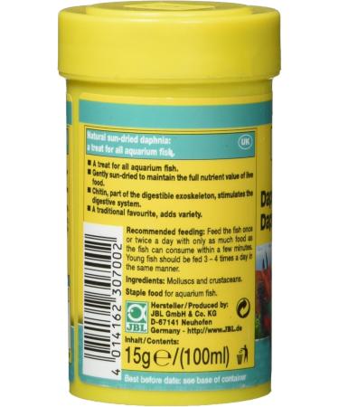 JBL NovoDaph 30700 - Naturally Dried Water Fleas Treats for Aquarium Fish | 100 ml | International Shipping Available - Buy Online on GoSupps.com
